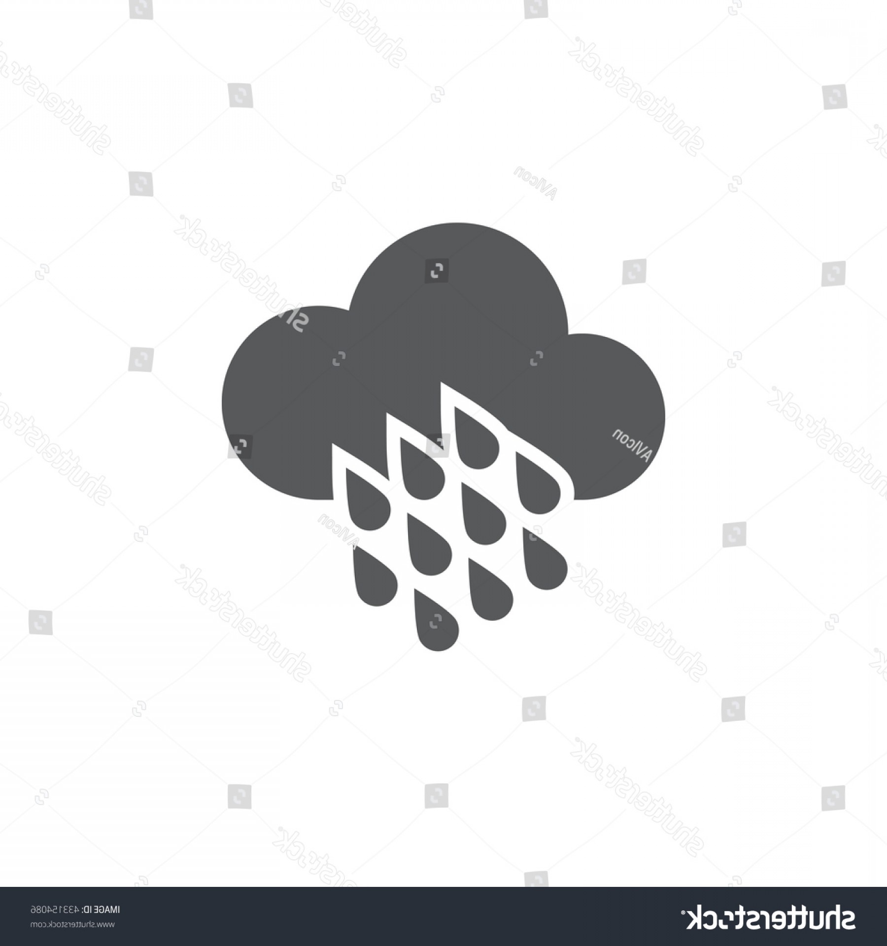 1800x1920 Heavy Ran Vector Weather Logo Handandbeak