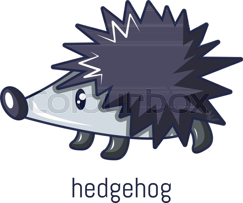 800x667 Hedgehog Icon Cartoon Illustration Of Stock Vector Colourbox
