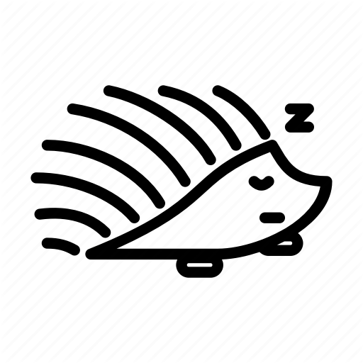 512x512 Bed, Emoticon, Expression, Hedgehog, Night, Rest, Sleep Icon