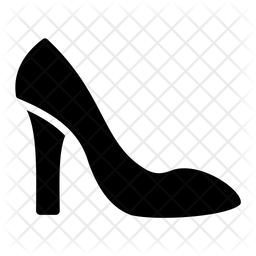 256x256 Heels Icon Of Glyph Style