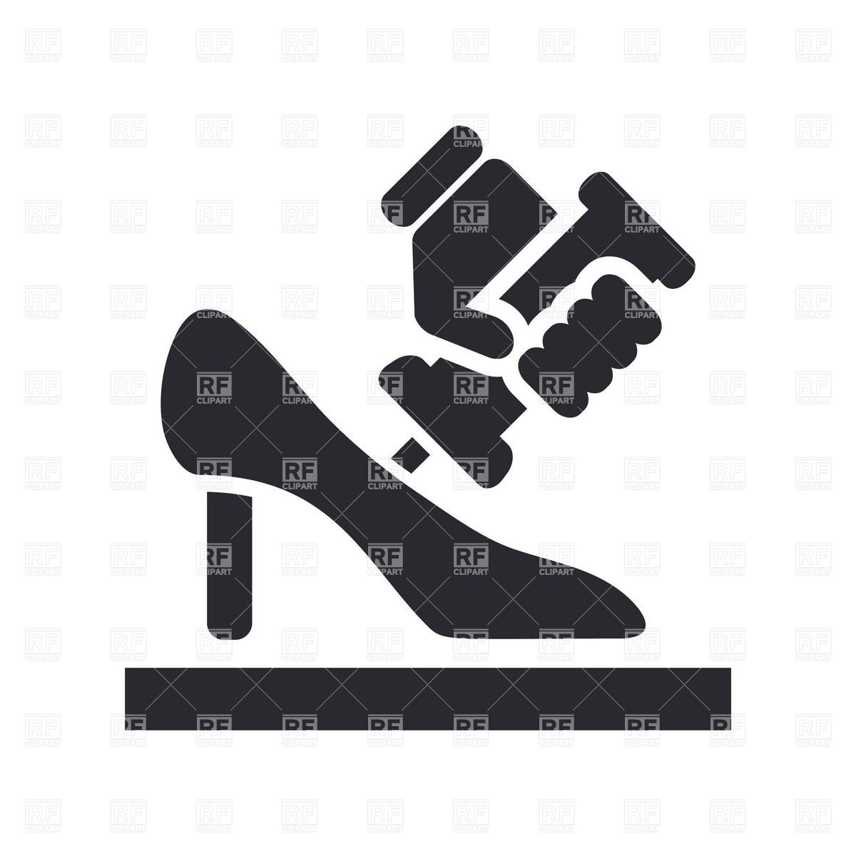 1200x1200 High Heels Shoe And Hand With Glue Tube