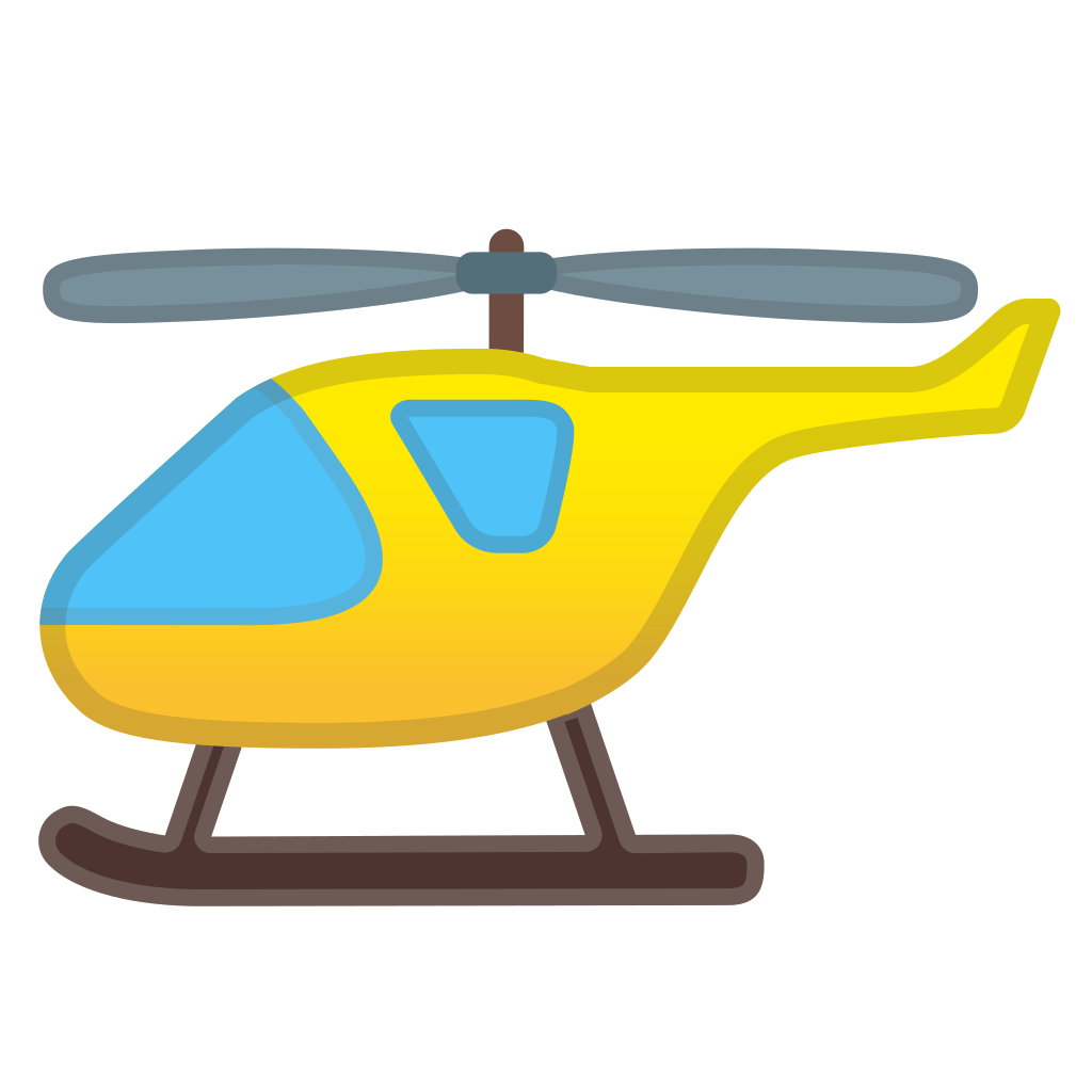 1024x1024 Helicopter Icon Noto Emoji Travel Places Iconset Google