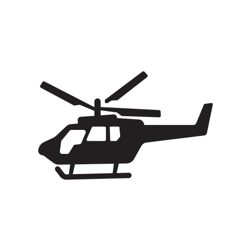 512x512 Aircraft, Army, Fighter, Helicopter, Military, War Icon Free