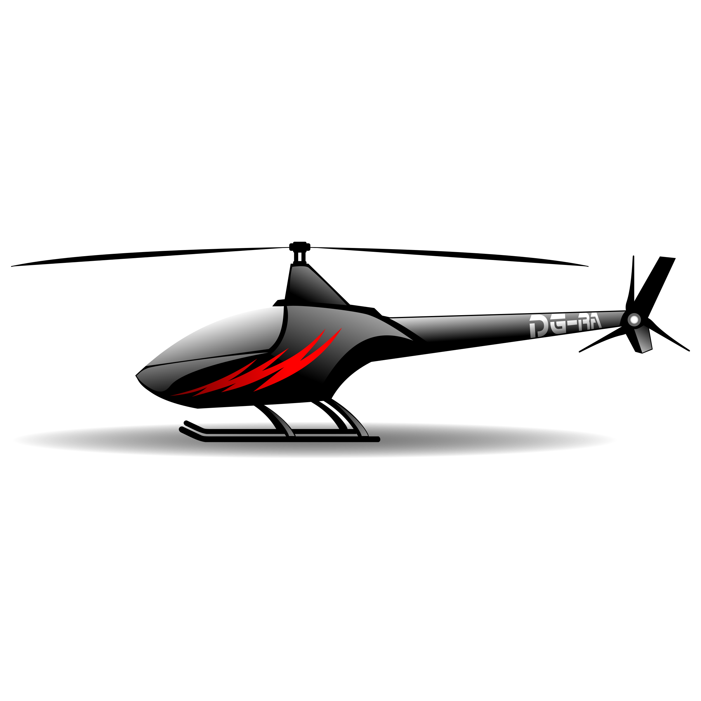 2400x2400 Black Helicopter