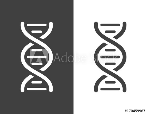 500x386 Vector Dark Grey Dna Helix Icon