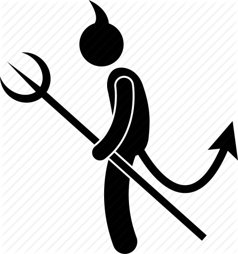 480x512 Bad, Devil, Evil, Hell, Lucifer, Satan, Stick Icon