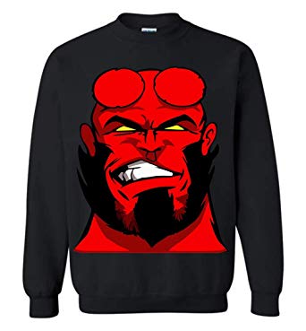 342x369 Hell Boy Icon Movie Sweatshirt