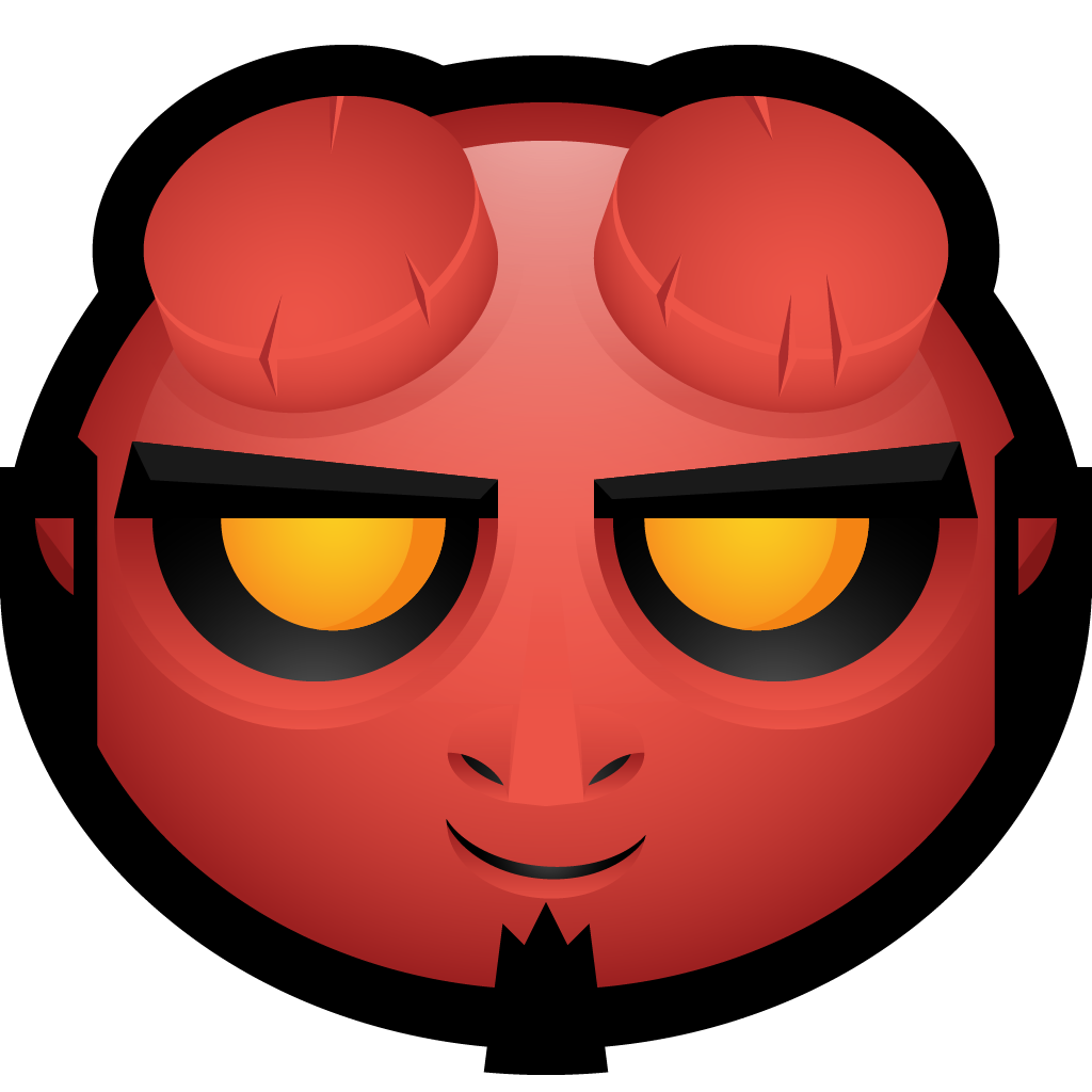 1024x1024 Hellboy Icon Halloween Avatar Iconset Hopstarter