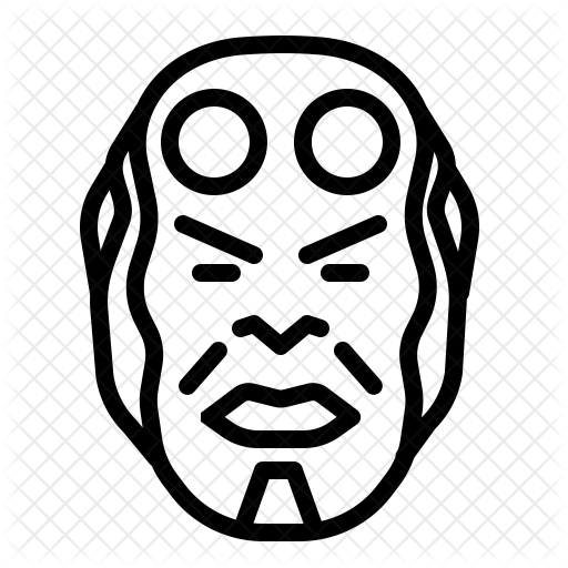 512x512 Hellboy Icon Of Line Style