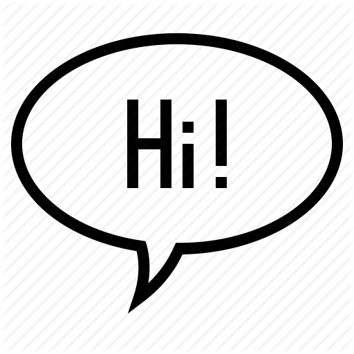 512x512 Bubble, Comment, Hello, Say Hello, Say Hi, Speech, Speech Bubble Icon