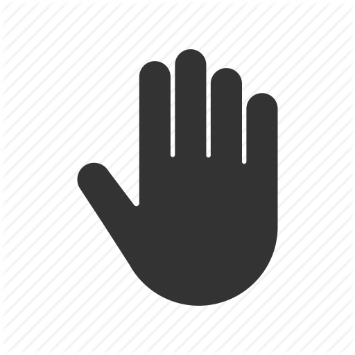 512x512 Five, Gesture, Greeting, Hand, Hello, Palm Icon
