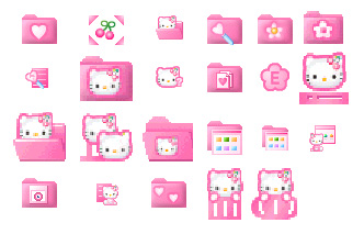 Pink Hellokitty Icons 332x213 Pink Hellokitty Icons
