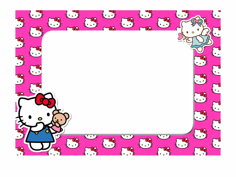 920x690 Hello Kitty Pink Head Png Frame