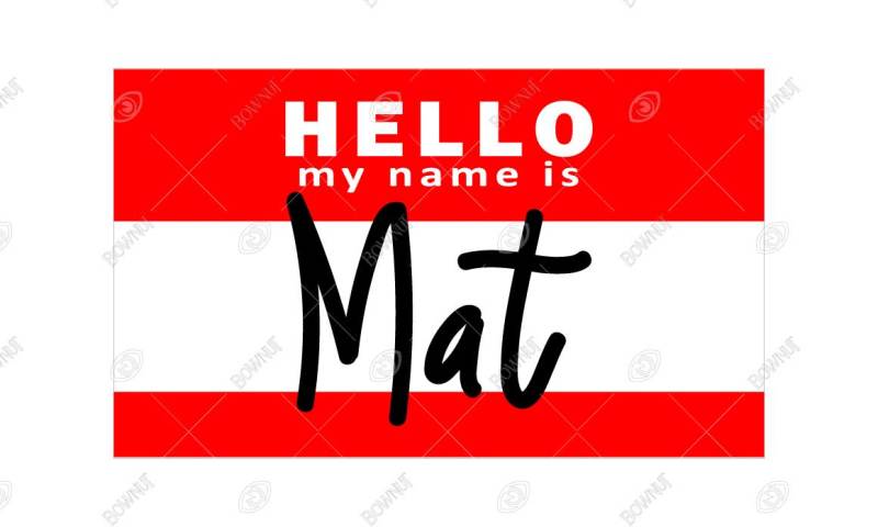 Free Hello My Name Is Mat Coir Door Mat 800x480 Free Hello My Name Is Mat Coir Door Mat