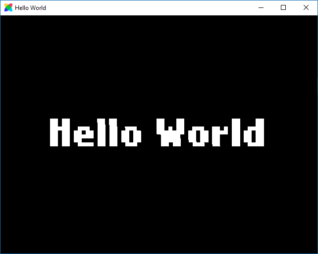 642x512 Hello World Haxeflixel Game Engine