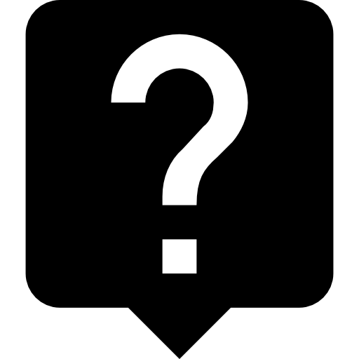 512x512 Help Button Speech Bubble With Question Mark Icons Free Download