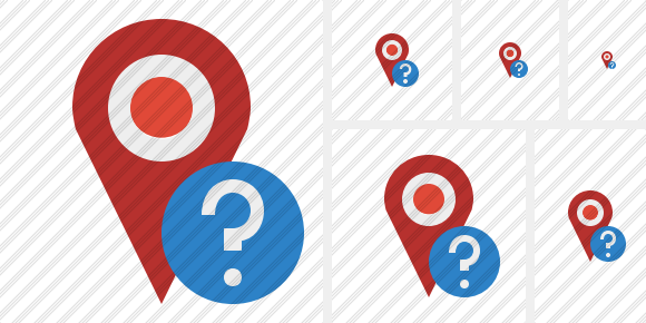 580x290 Map Pin Help Icon Flat Professional Stock Icon And Free Sets