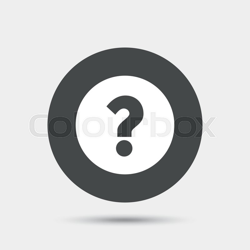 800x800 Question Mark Sign Icon Help Symbol Stock Vector Colourbox