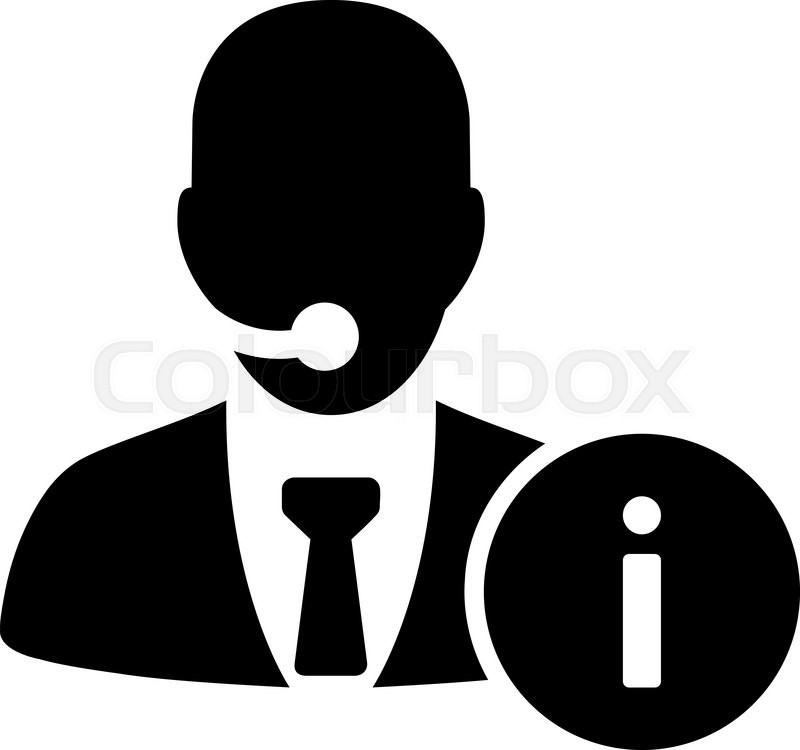 800x750 Help Desk Icon From Business Bicolor Stock Vector Colourbox