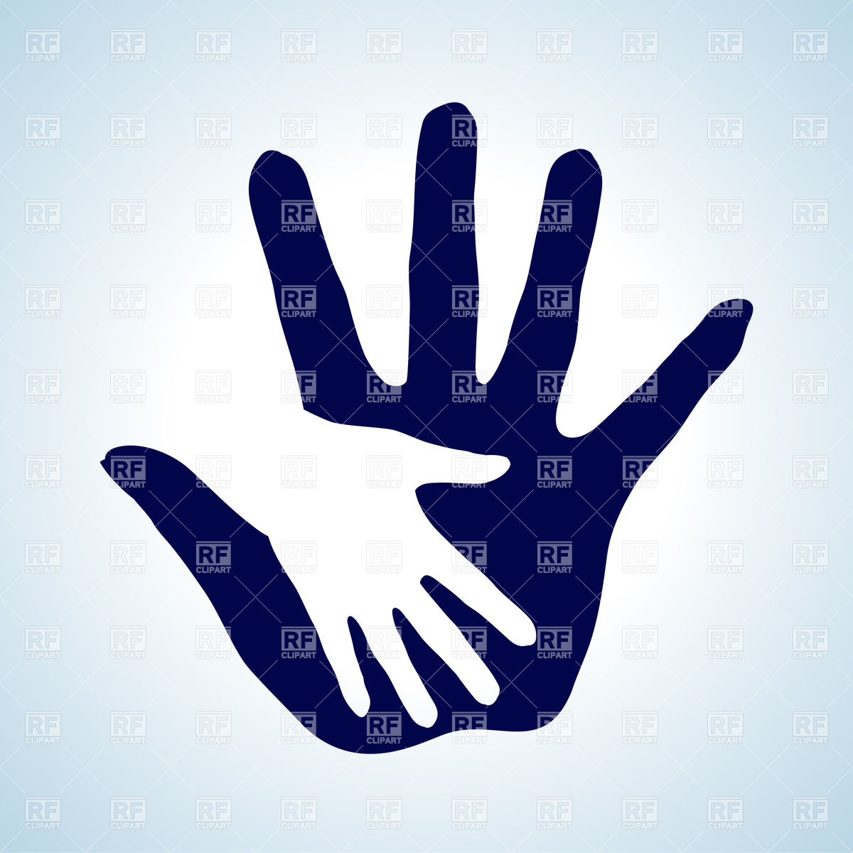 1200x1200 Icon Of Hand In Hand Concept Of Help, Assistance And Cooperation