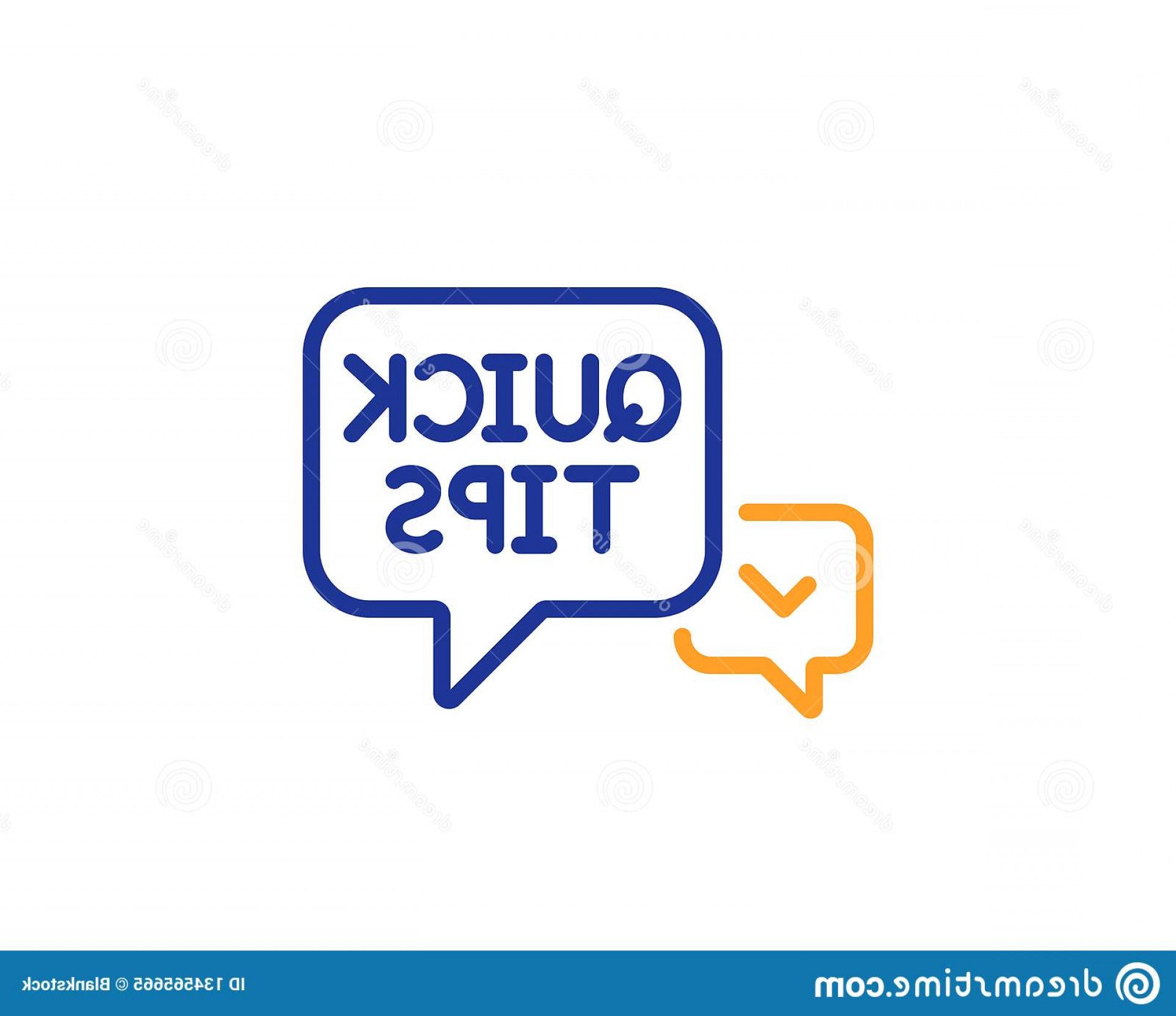 1920x1659 Quick Tips Line Icon Helpful Tricks Speech Bubble Sign Vector