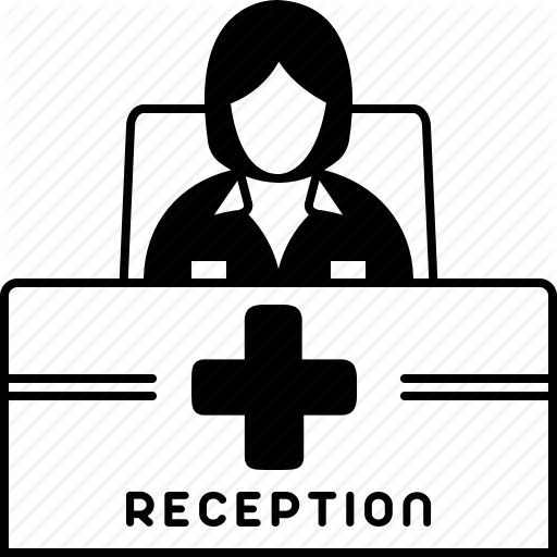 512x512 Counter, Desk, Helpful, Medical, Profession, Receptionist Icon