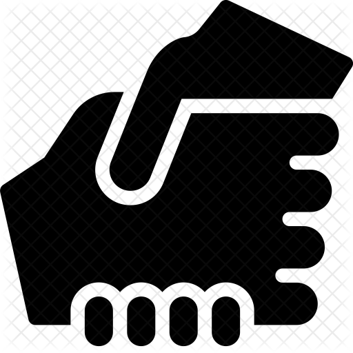 512x512 Helping Hand Icon Of Glyph Style