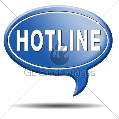 500x500 Hotline Icon Gl Stock Images