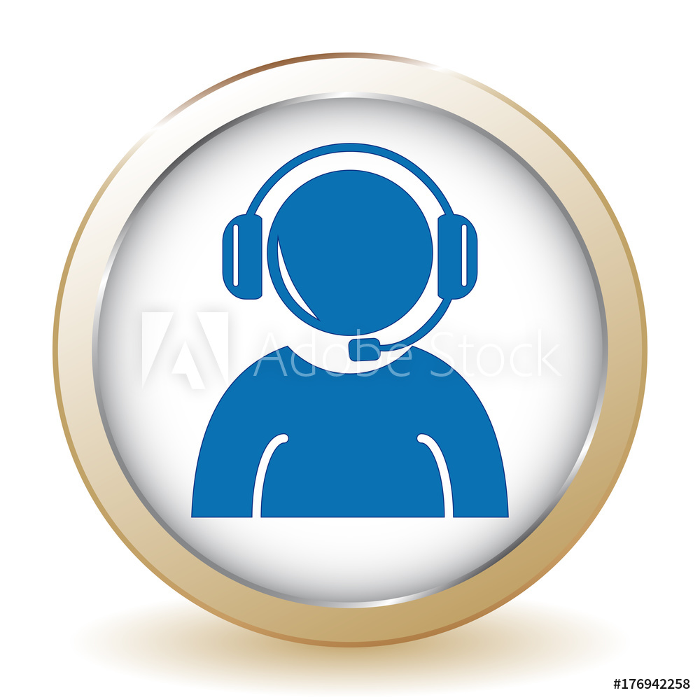 1000x1000 Photo Art Print Helpline Icon Europosters