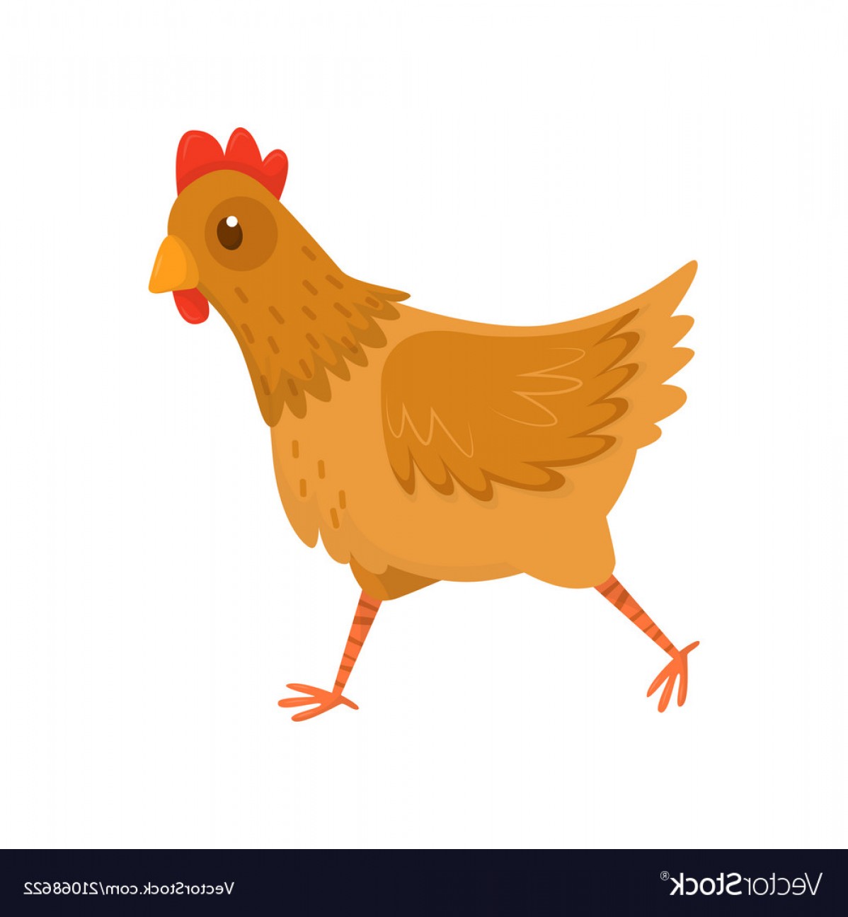 1198x1296 Flat Icon Of Running Hen Chicken With Vector Cqrecords