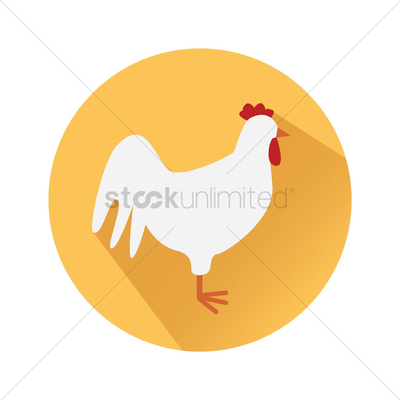 1300x1300 Hen Icon Vector Image