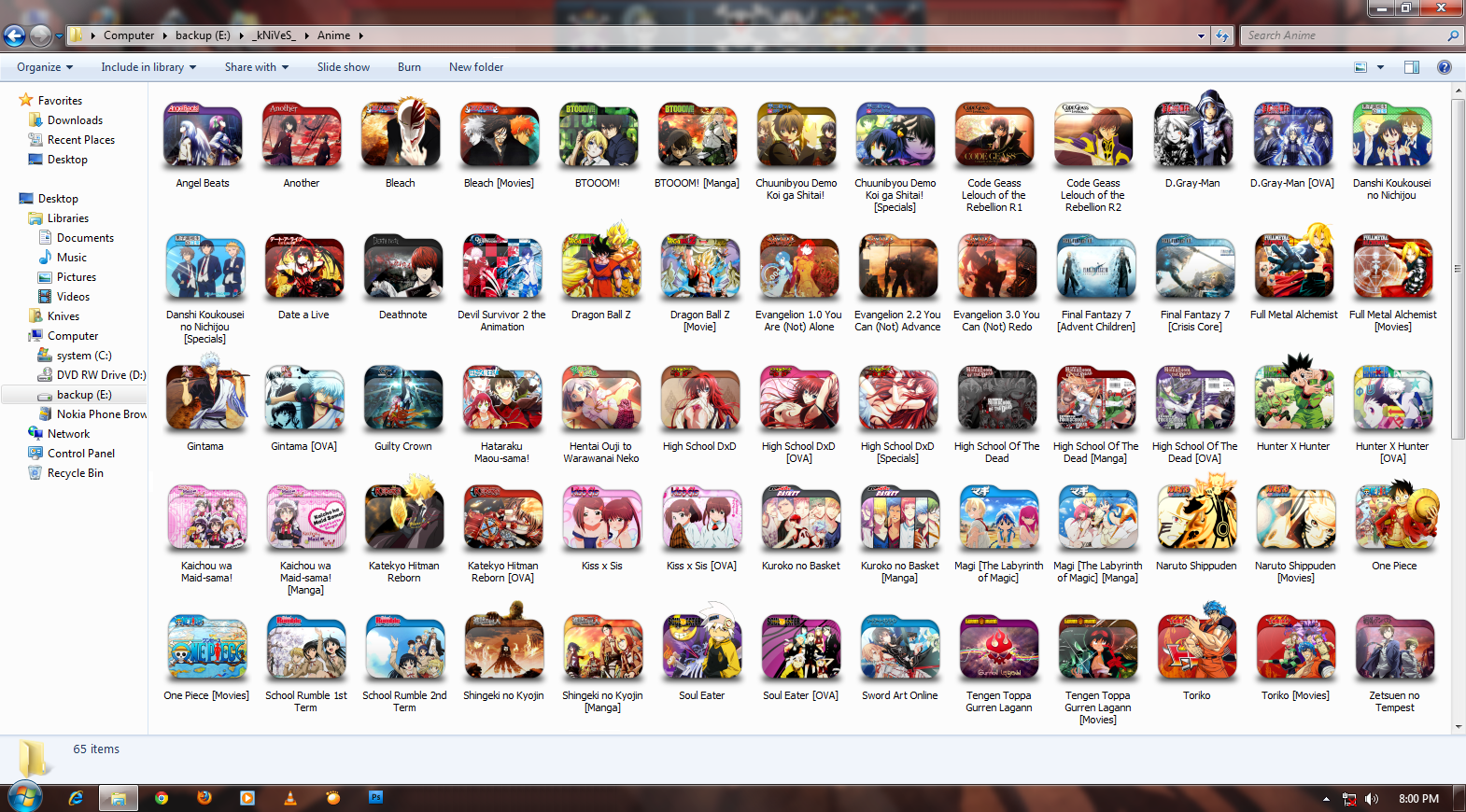 1570x870 My Anime Folder Icon Collection