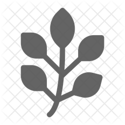 256x256 Herb Icon Of Glyph Style