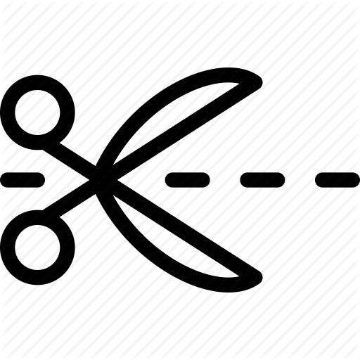 512x512 Cloth, Cut, Here, Label, Scissors Icon