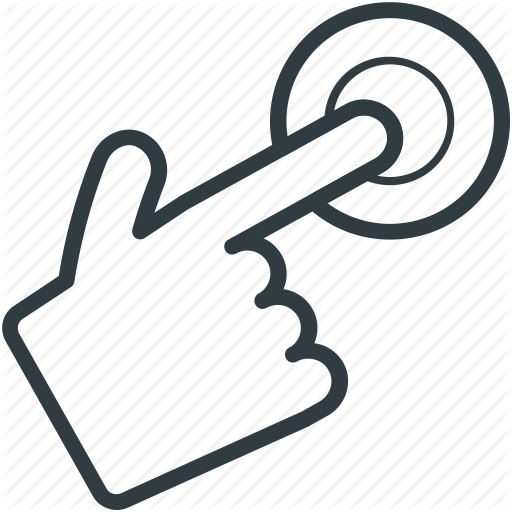 512x512 Click Here, Finger Gesture, Finger Pressing, Finger Touch