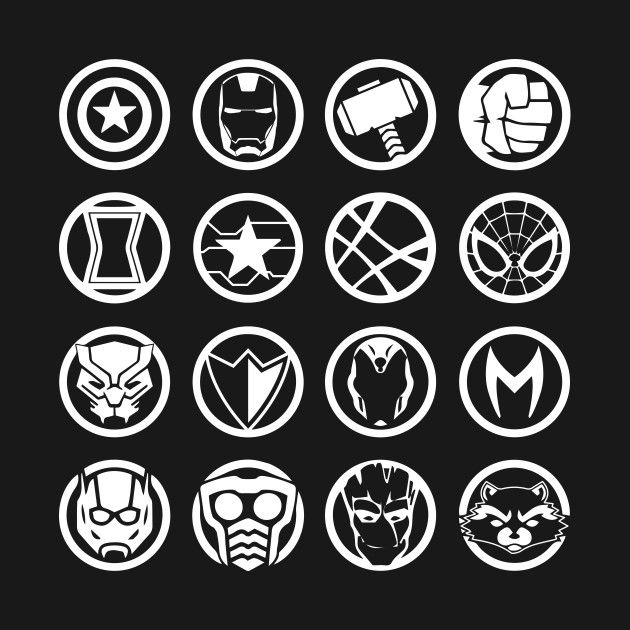 630x630 Avengers Infinity War Heroes Icon Avengers Printables Avengers