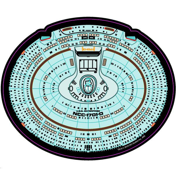 600x600 Star Trek Next Generation Ncc D Mouse Pad
