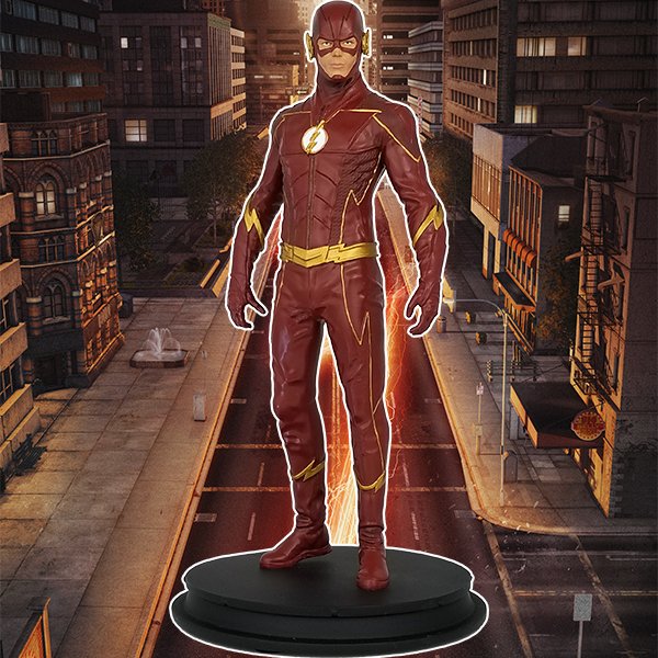 600x600 Icon Heroes Debuts New The Flash And Green Arrow Tv Statues