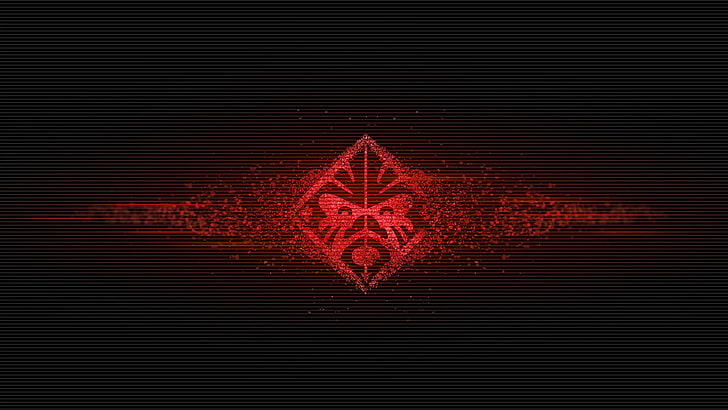 728x410 Hd Wallpaper Hp Omen Logo, Red Icon, Hewlett Packard, Black