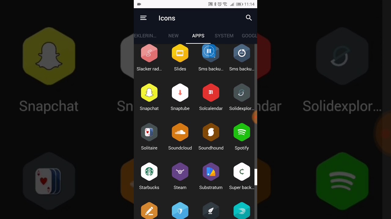 1280x720 Hexagon X Icon Pack