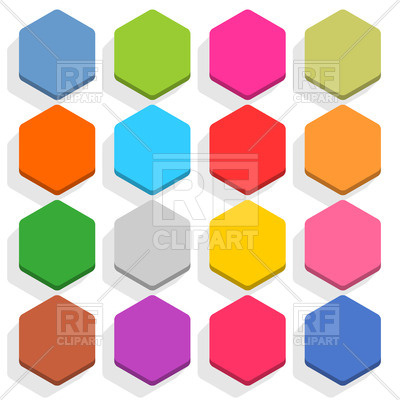 Flat Hexagon Icon Templates Vector Image Of Design Elements 400x400 Flat Hexagon Icon Templates Vector Image Of Design Elements