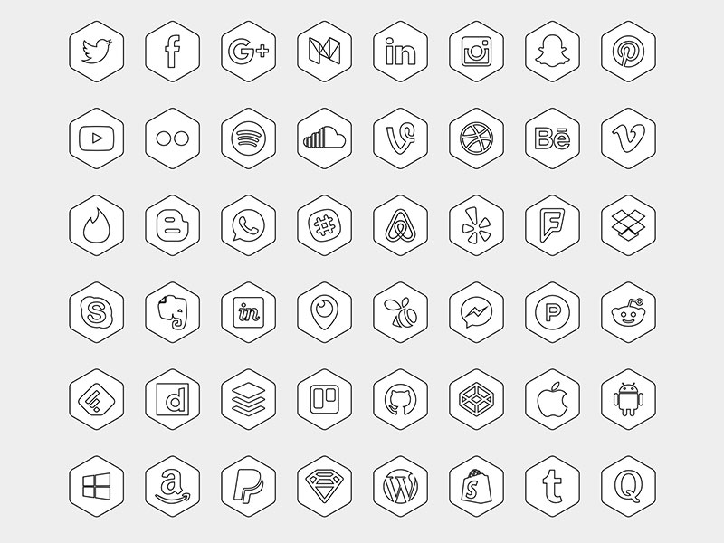 Hexagonal Icon Set Sketch Freebie 800x600 Hexagonal Icon Set Sketch Freebie