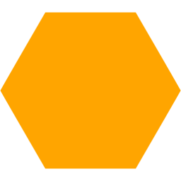 Orange Hexagon Icon 256x256 Orange Hexagon Icon