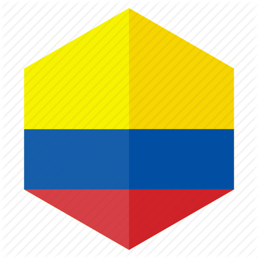 America, Colombia, Country, Design, Flag, Hexagon Icon 512x512 America, Colombia, Country, Design, Flag, Hexagon Icon