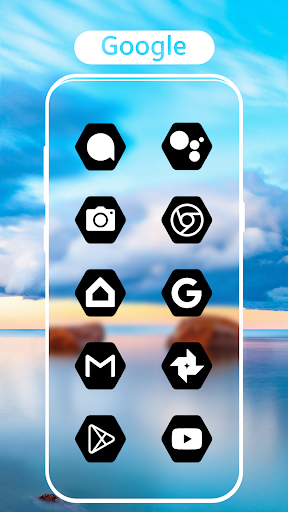 288x512 Hexagon Black Ux