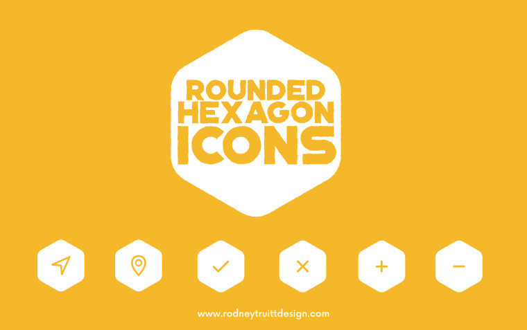 760x477 Free Rounded Hexagon Icons