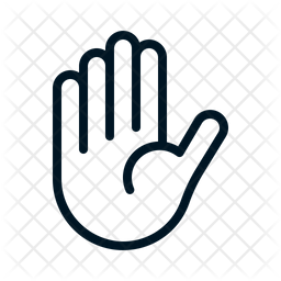 256x256 Hi Icon Of Line Style