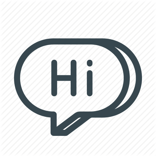 Chat, Conversation, Greeting, Hi, Message, Salutation, Text Icon 512x512 Chat, Conversation, Greeting, Hi, Message, Salutation, Text Icon