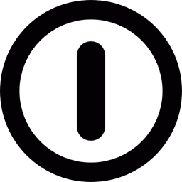 256x256 Hibernate, Turn Off, Button, Technology Icon