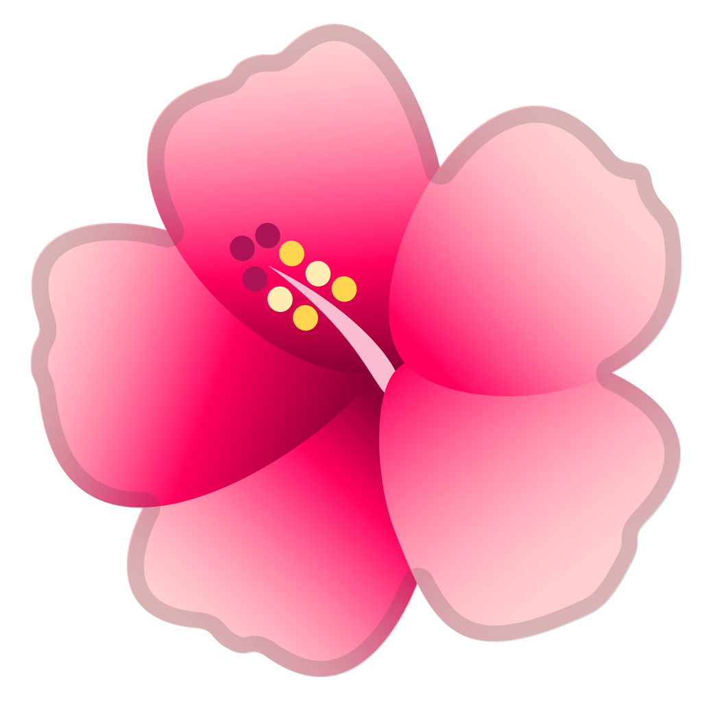 1024x1024 Hibiscus Icon Noto Emoji Animals Nature Iconset Google